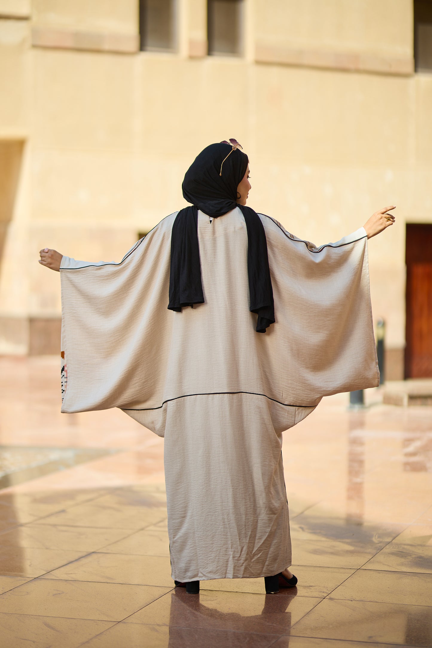 White Havan Abaya