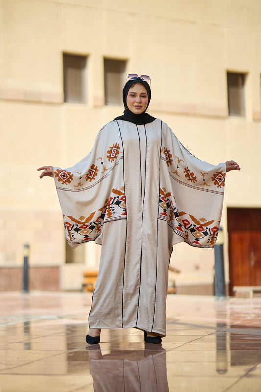 White Havan Abaya