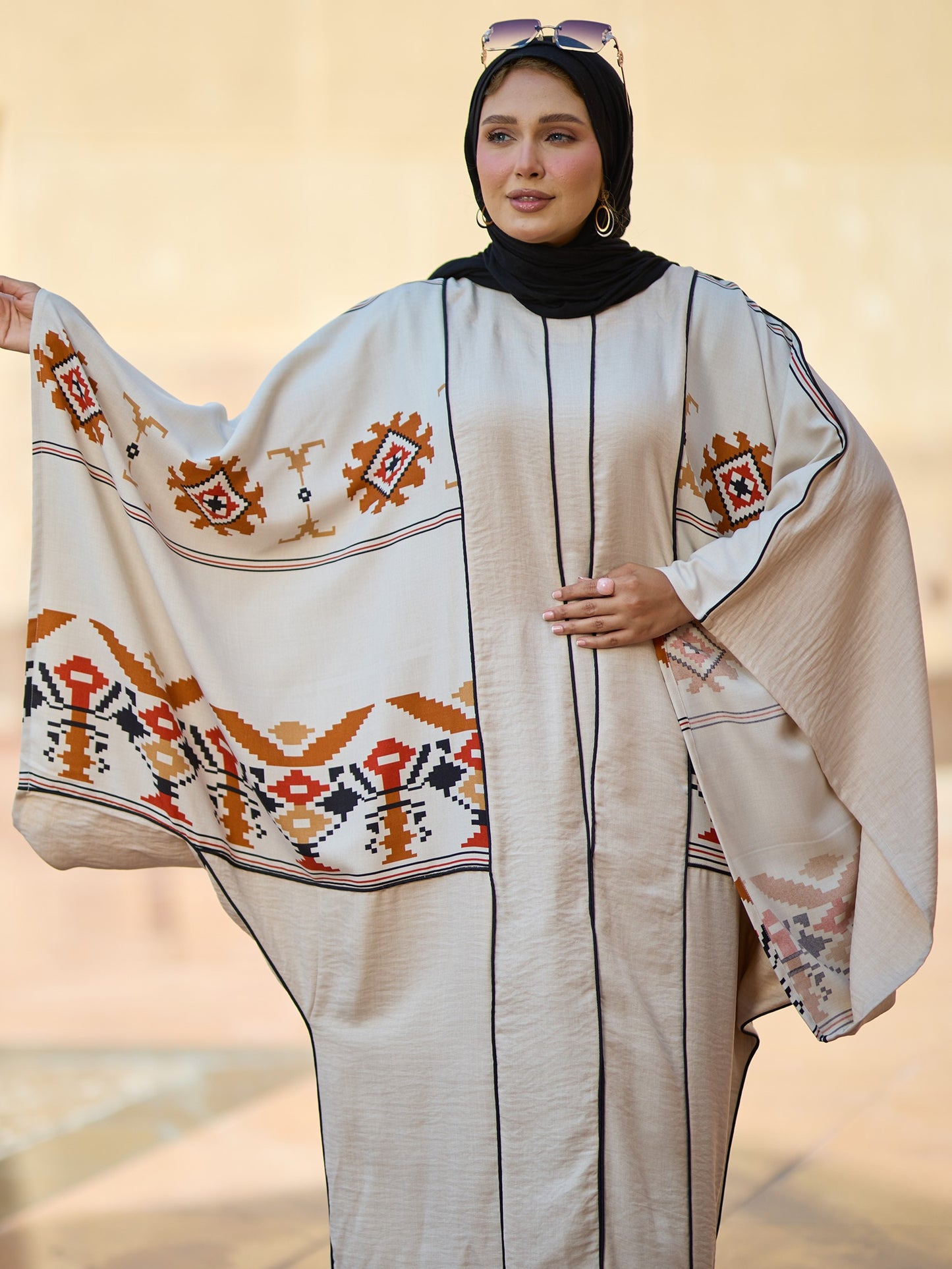 White Havan Abaya
